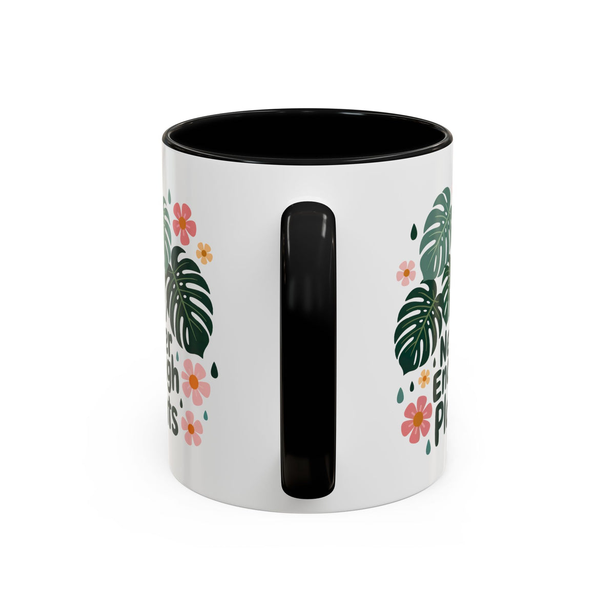 Never Enough Plants Monstera Plant Mom Mug | Plant Lover Gift | 11 oz Accent Coffee Cup