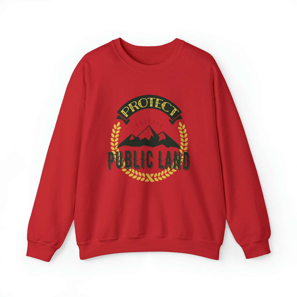 Protect Public Land National Parks Shirt | Camping Gift | Unisex Heavy Blend Crewneck Sweatshirt
