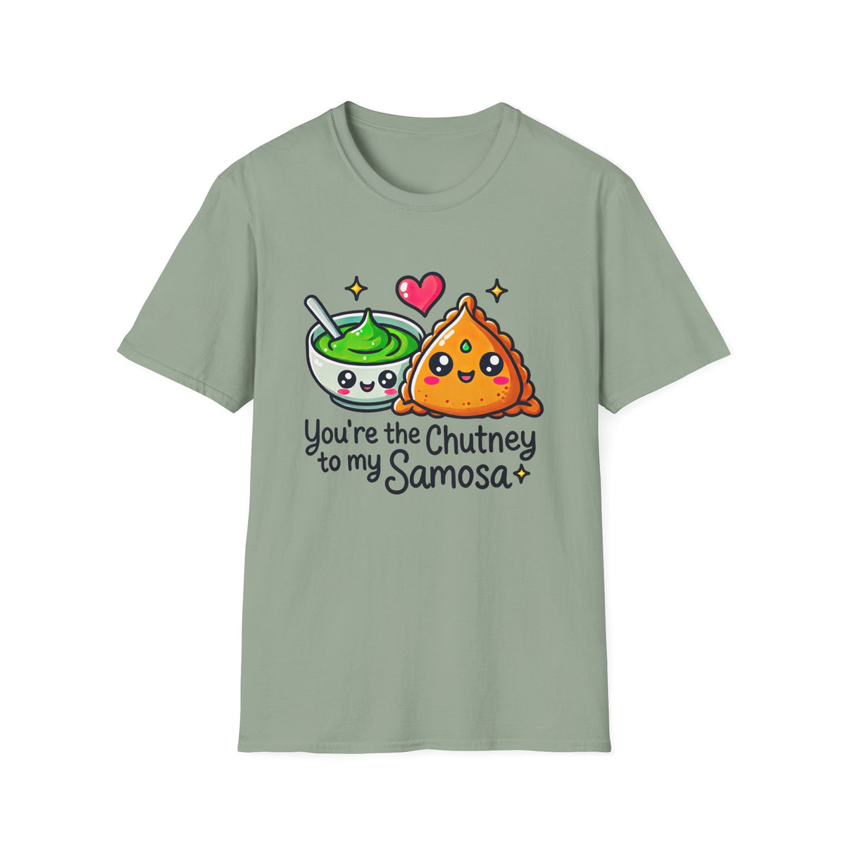 Chutney Samosas Funny Indian Food Shirt | Foodie Gift For Him |  Unisex Soft Style T-Shirt