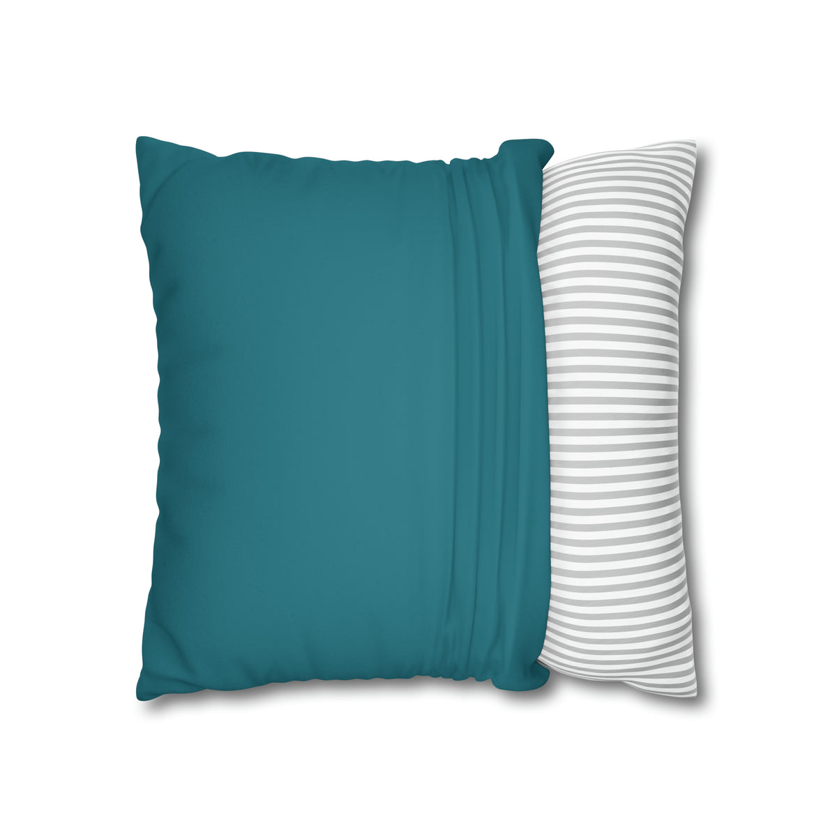 Teal Christmas Tree Throw Pillow Case | Christmas Pillow Home Decor | Faux Suede Decorative Throw Pillow Case