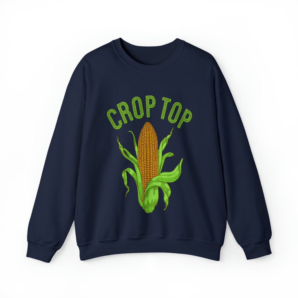Corn Crop Top Funny Farming Shirt | Corn Gift For Her | Unisex Crewneck Sweatshirt
