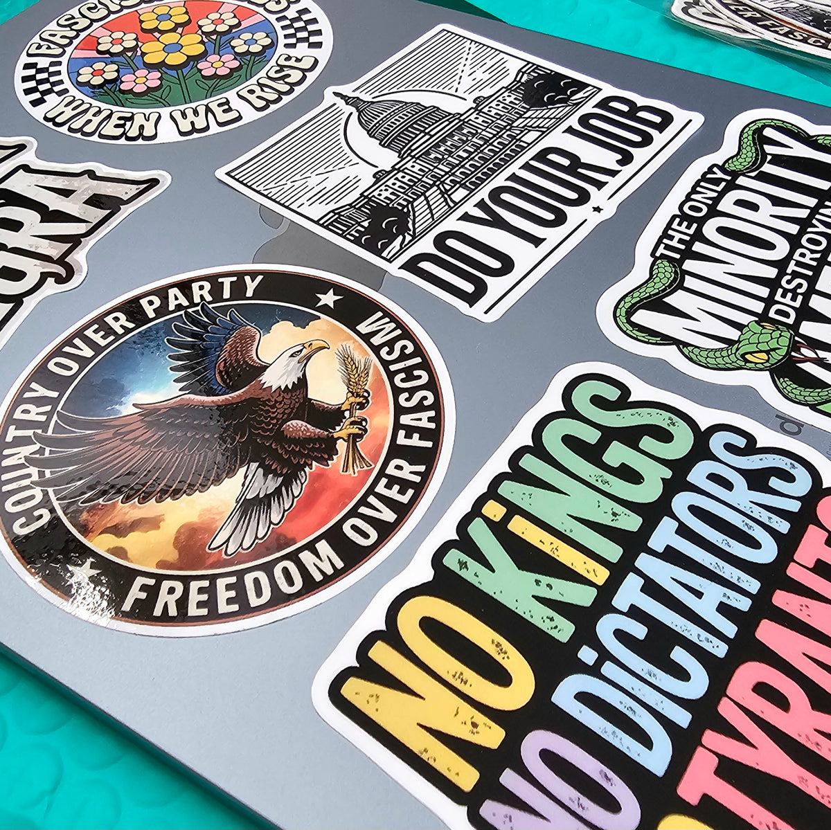 Anti Trump Political Stickers | Vinyl Sticker Set