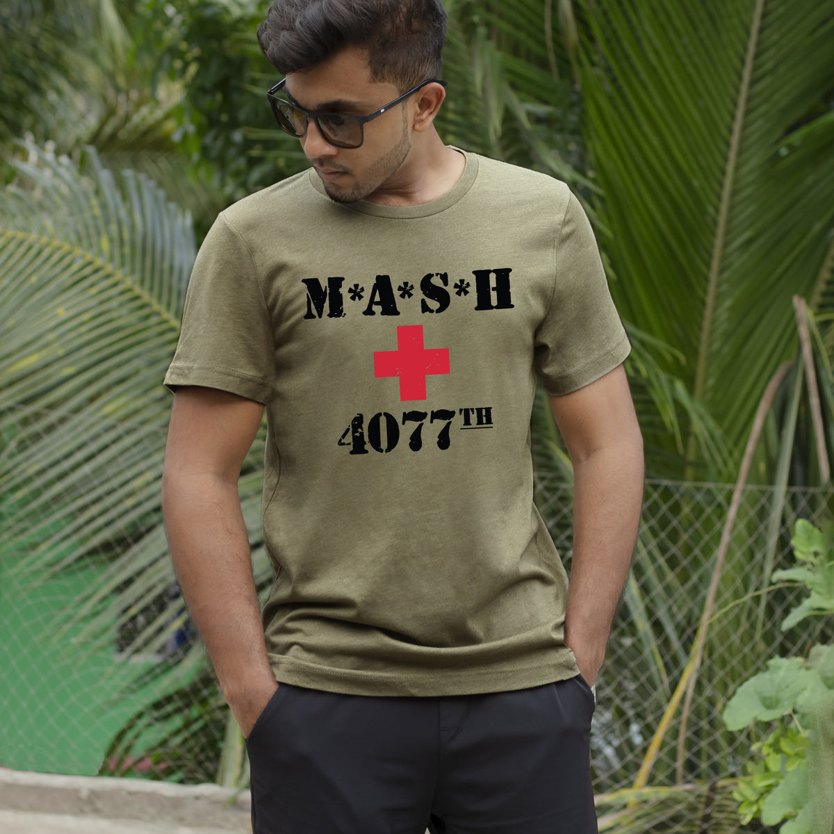 MASH 4077th Division TV Show Retro Shirt | Korean War Vintage T-shirt | Unisex Jersey T-shirt