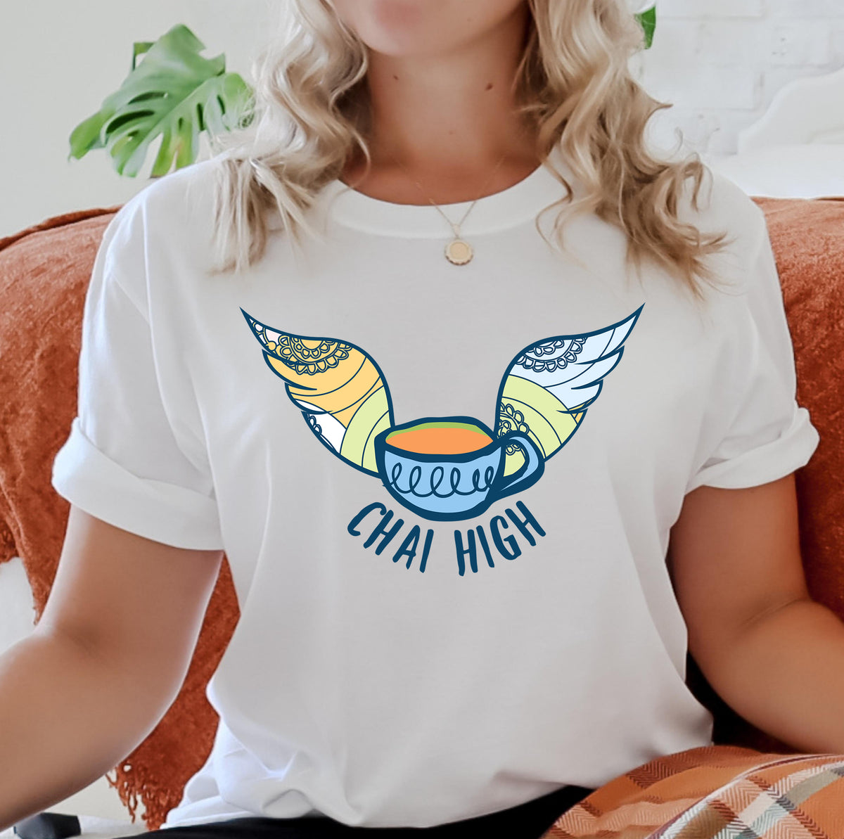 Chai High Chai Tea Shirt | Chai Tea Lover Shirt  | White Unisex Jersey T-shirt