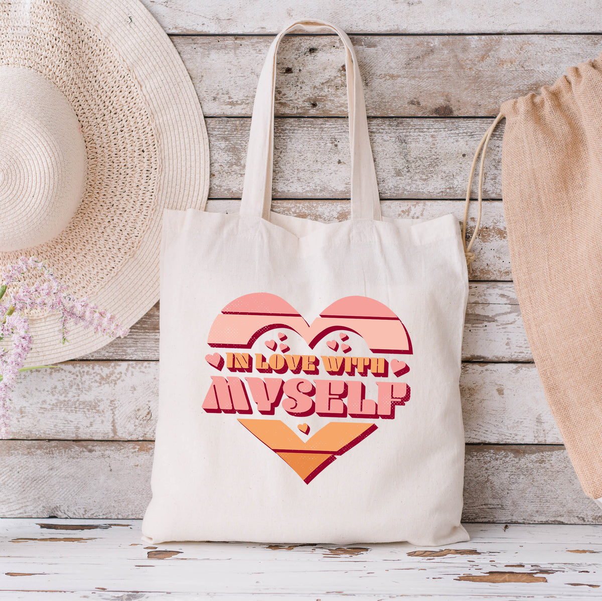 In Love With Myself  Self Care Tote Bag