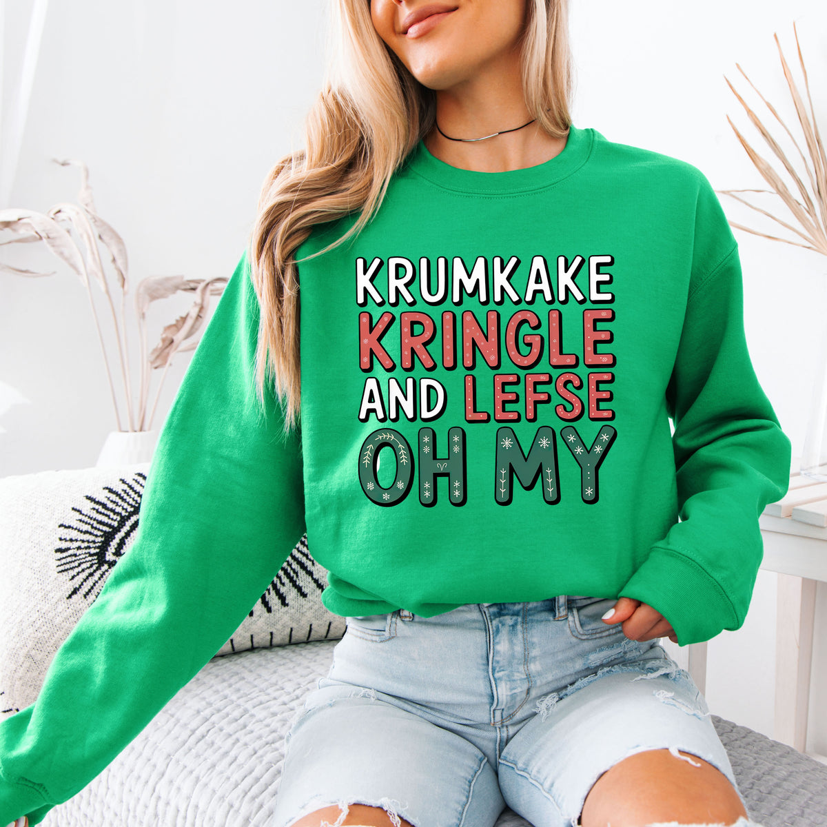 Krumkake Kringle Lefse Minnesota Shirt  | Unisex Crewneck Sweatshirt