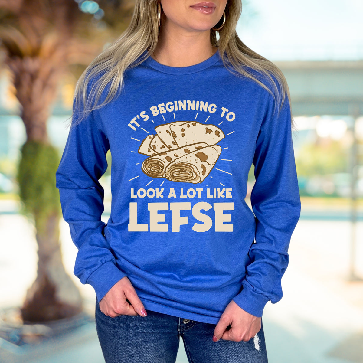 Norwegian Lefse Funny Holiday Baking Shirt | Nordic Baker Gift| | Unisex Jersey Long Sleeve Tee