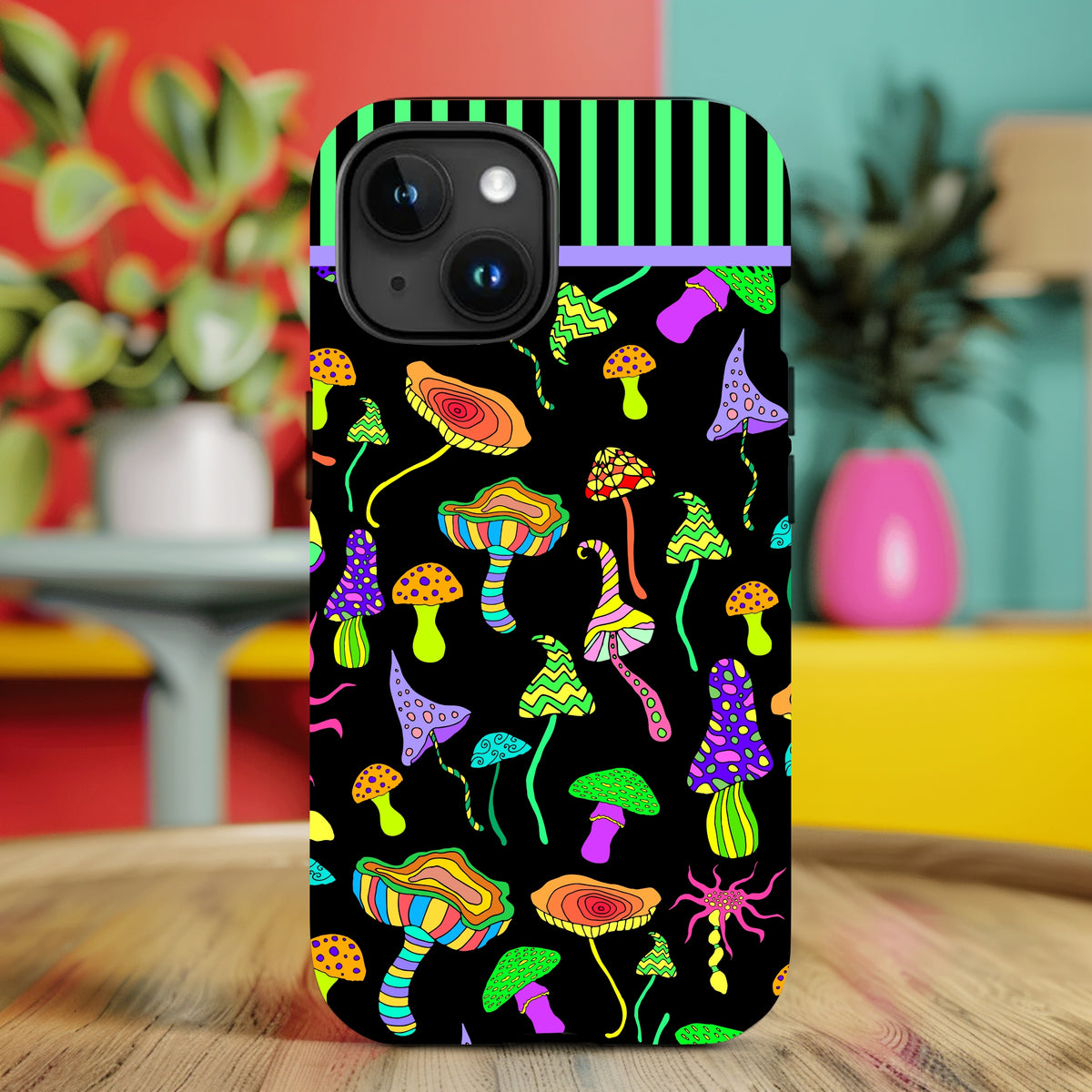 Magic Mushroom Phone Case | iPhone 15 14 13 12 11 Phone Case
