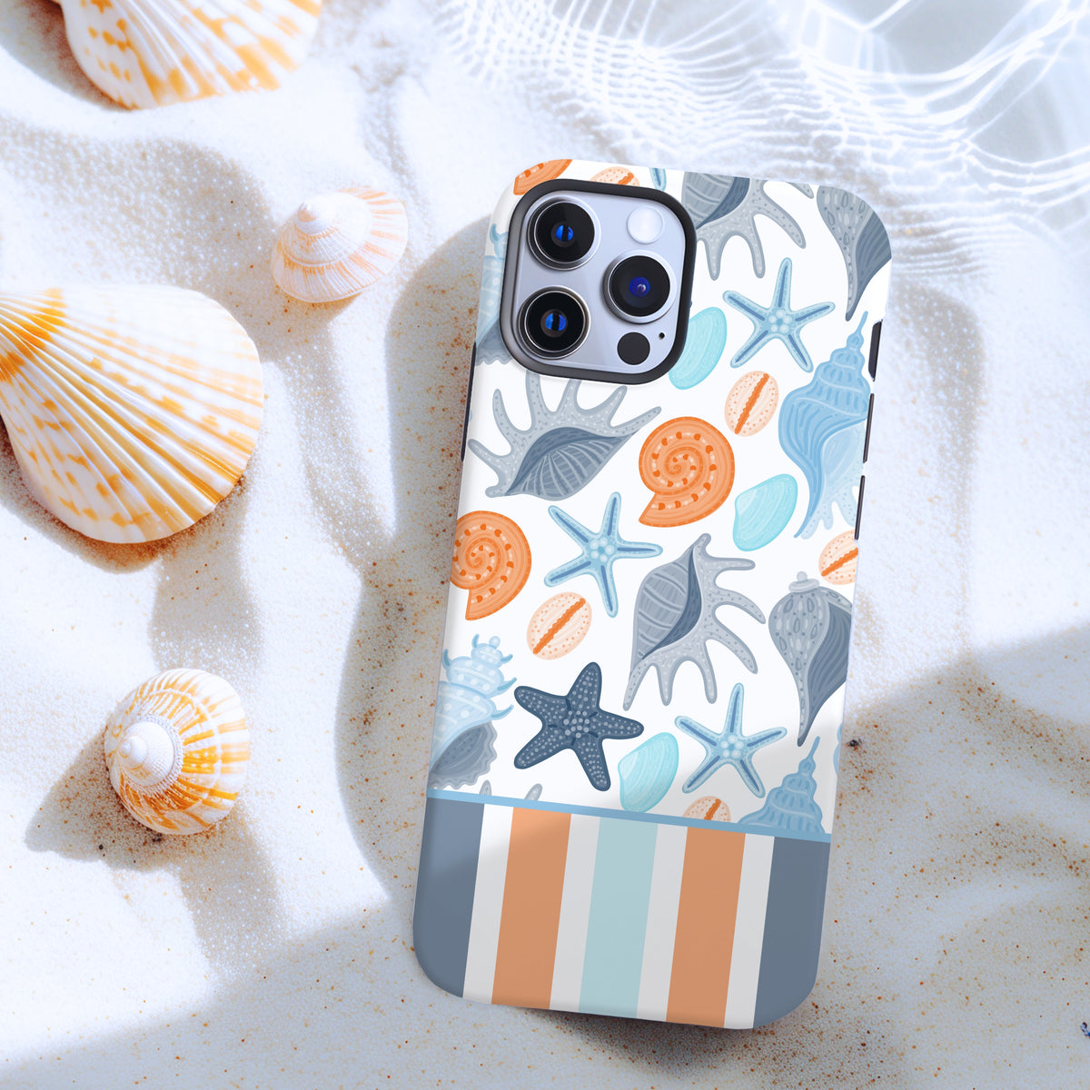 Seashells Beach bum iPhone 15 Case | iPhone 14 13 12 11 Phone Case 