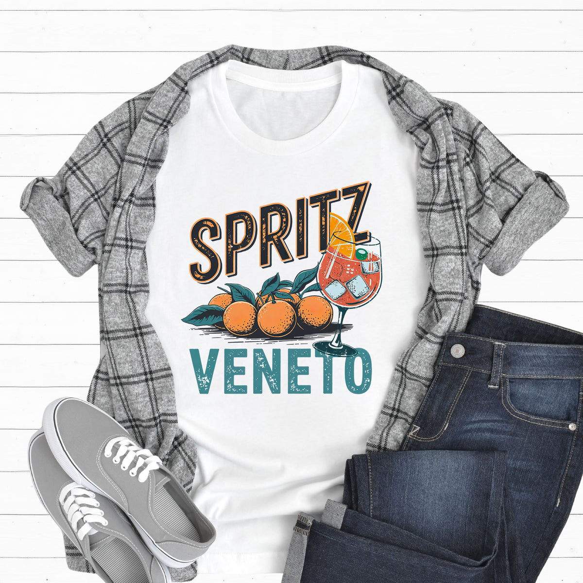 Italian spritz Veneto Italy Shirt | White Soft Style Tshirt