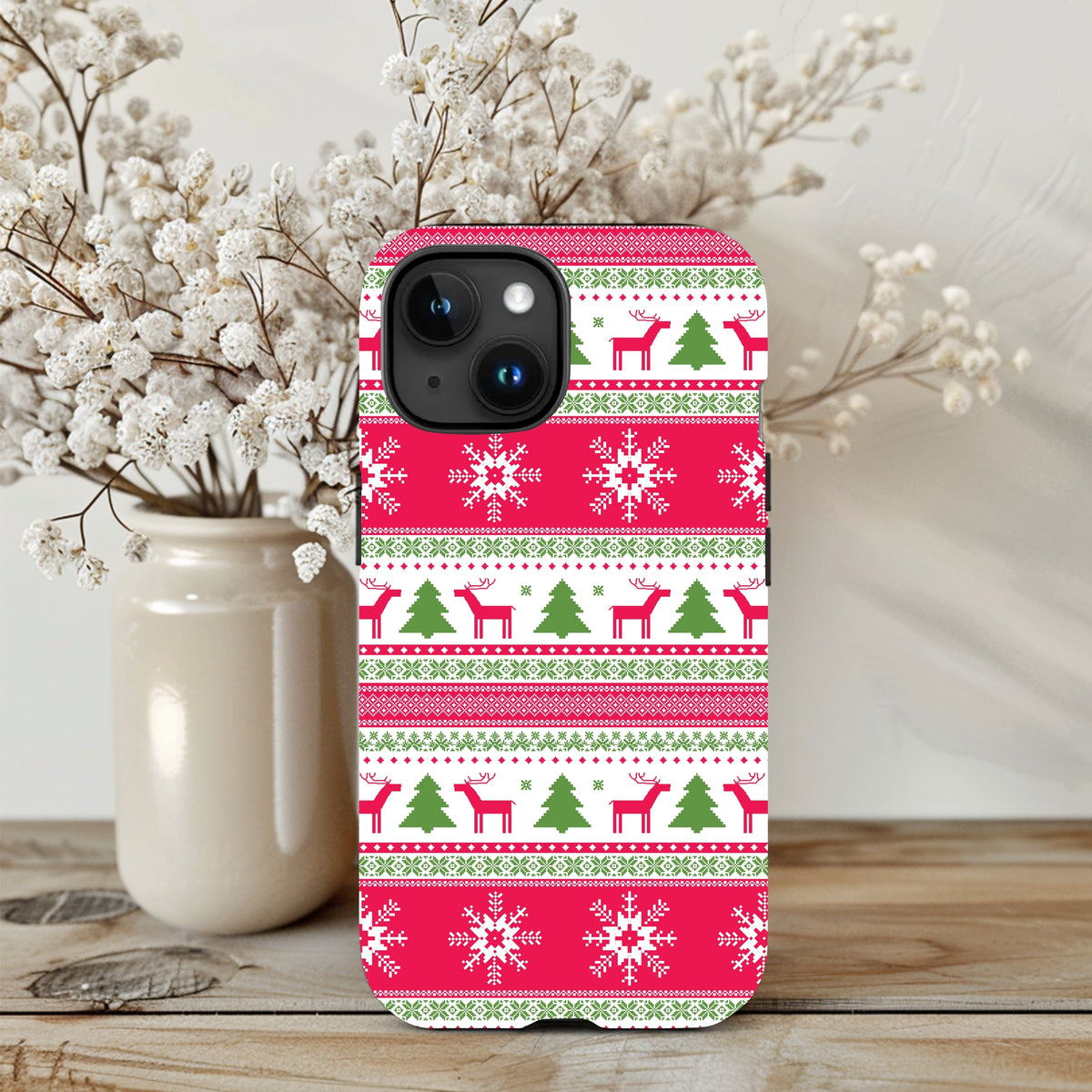 Ugly Christmas Winter iPhone Case | iPhone 15 14 13 12 11 Phone Case