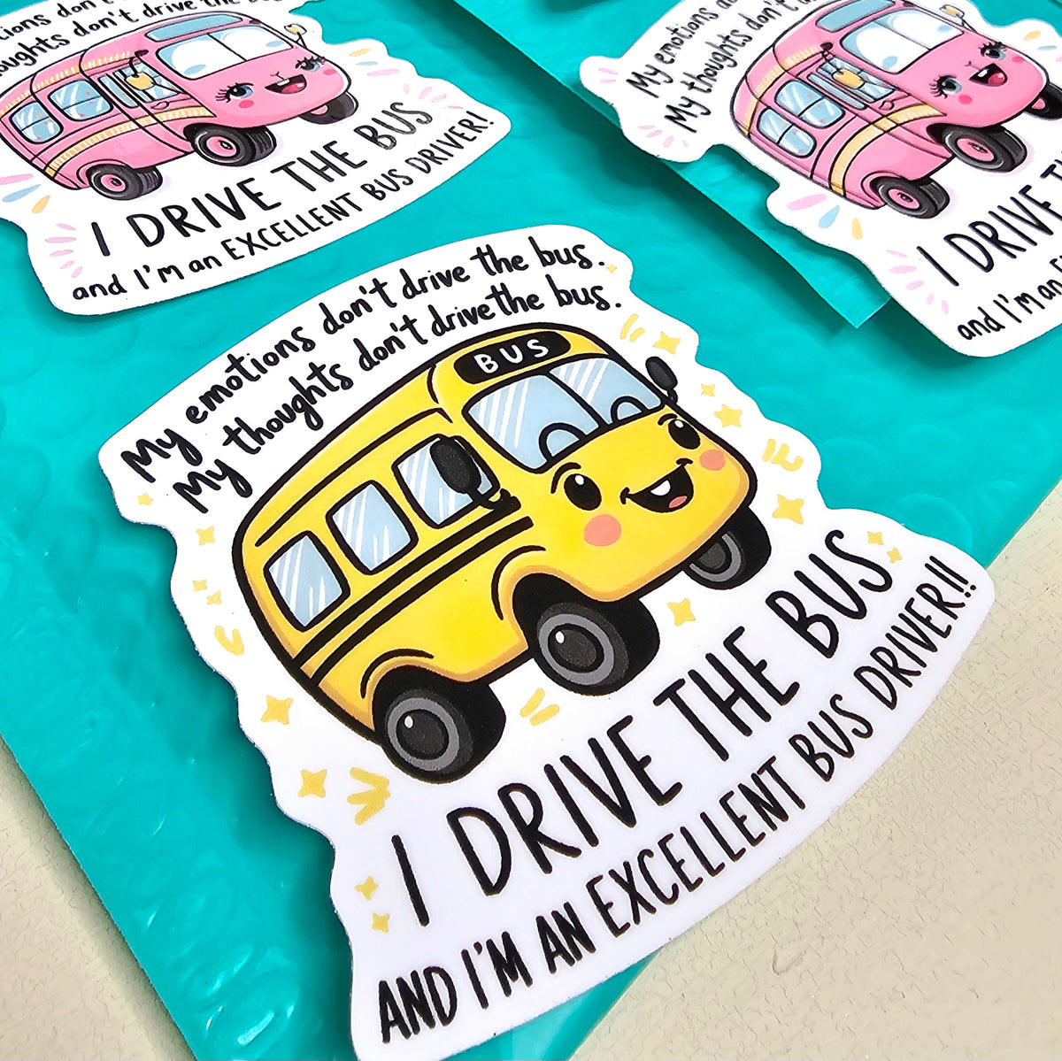 Negative Thoughts Motivational Stickers 