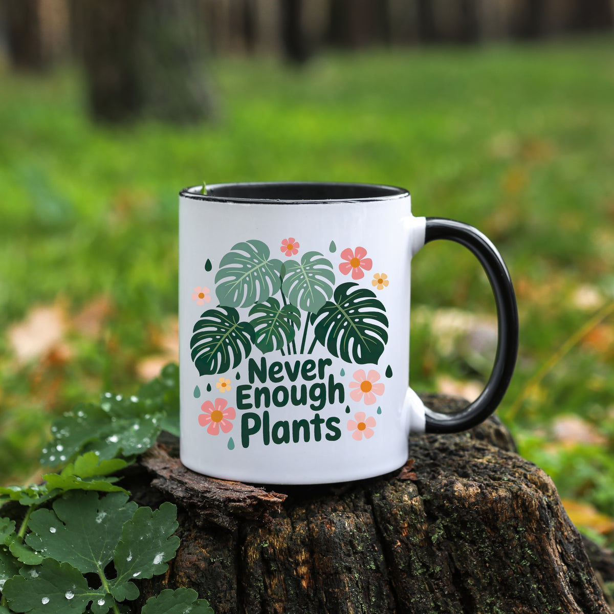 Never Enough Plants Monstera Plant Mom Mug