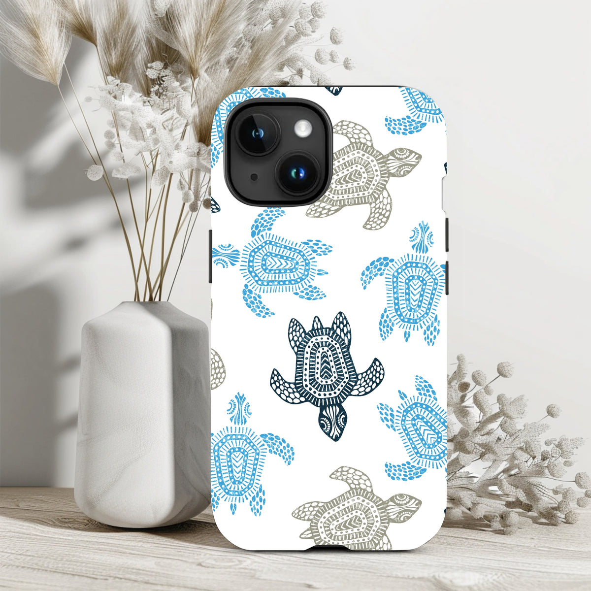 Sea Turtle Beach Bum iPhone Case | iPhone 15 14 13 12 11 Phone Case