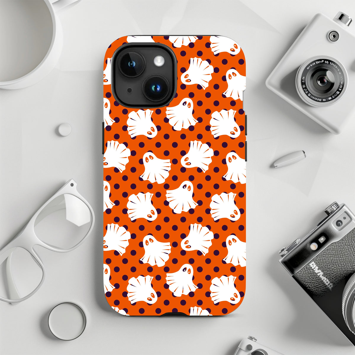 Cute Ghost Halloween iPhone Case | iPhone  15 14 13 12 11 Phone Case