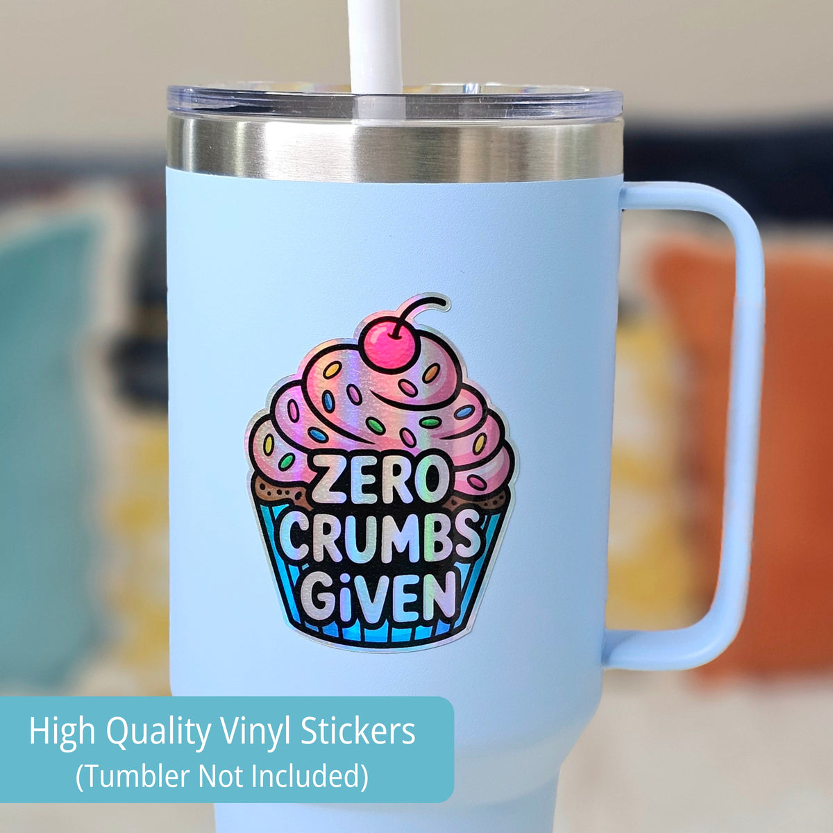 Funny Baking Holographic Sticker Set | Cute Kawaii Stickers | Gift for Baker | 6-Pack