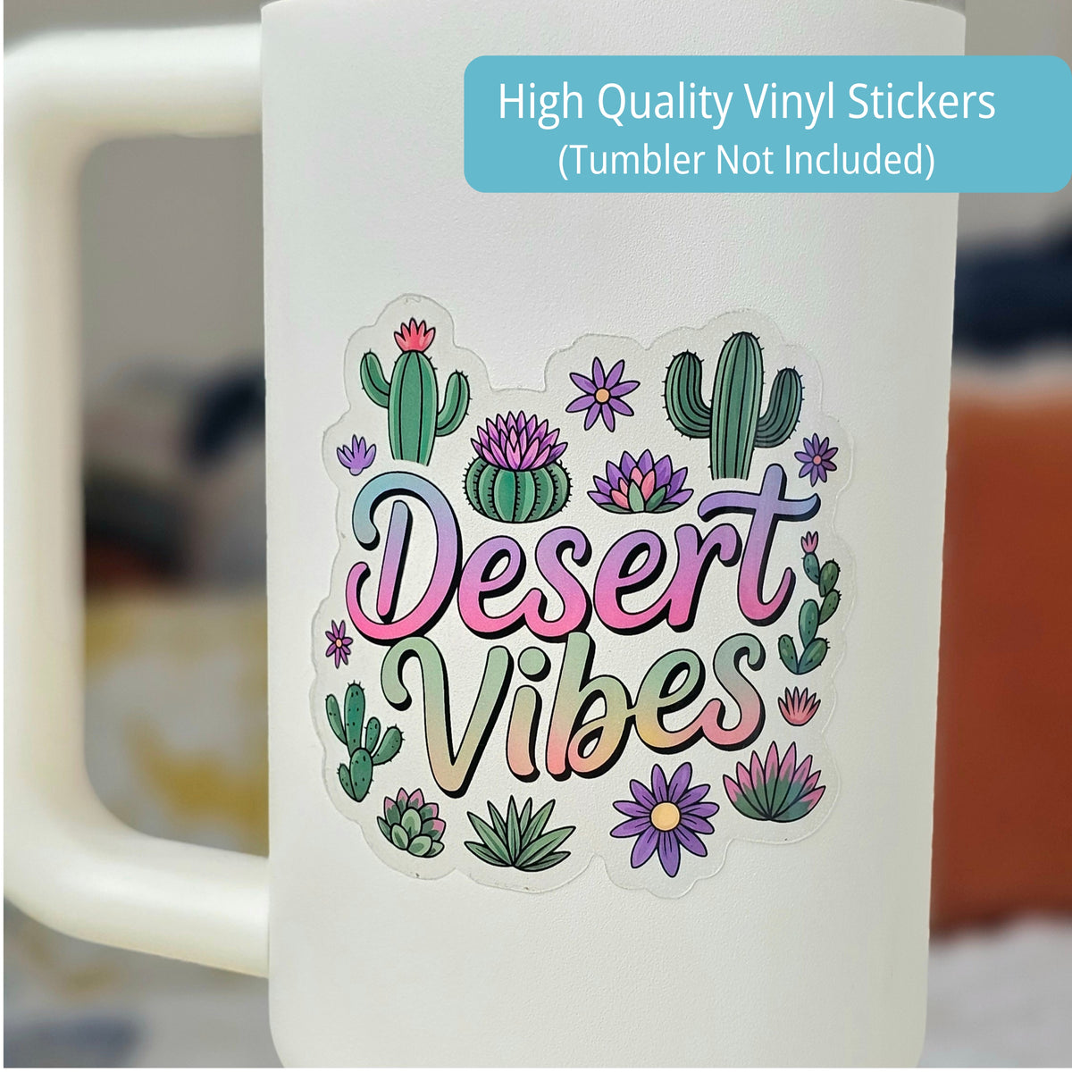 Desert Vibes Western Sticker Set | Cactus Stickers| Plant Lover Gift For Her