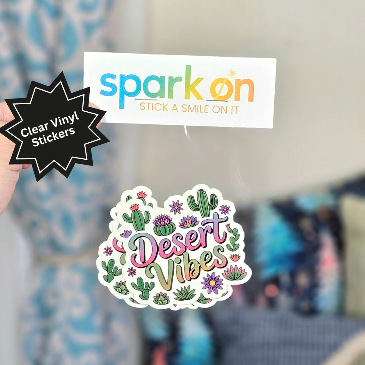 Desert Vibes Western Sticker Set | Cactus Stickers| Plant Lover Gift For Her