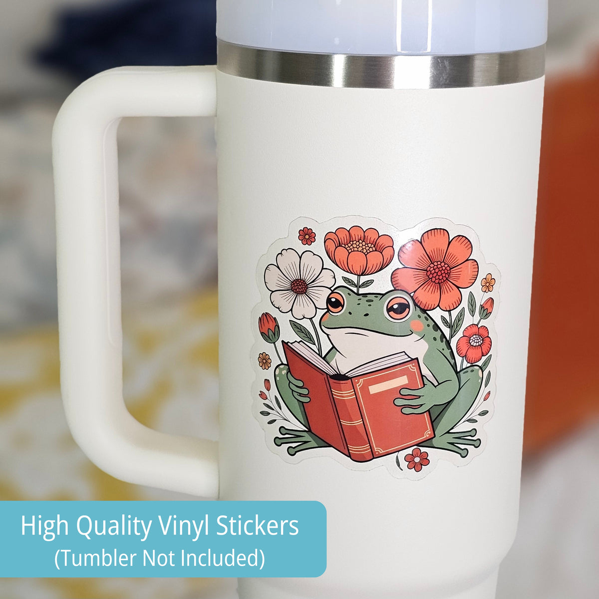 Reading Frog Sticker Set | Bookish Stickers | Book Lover Gift For Her