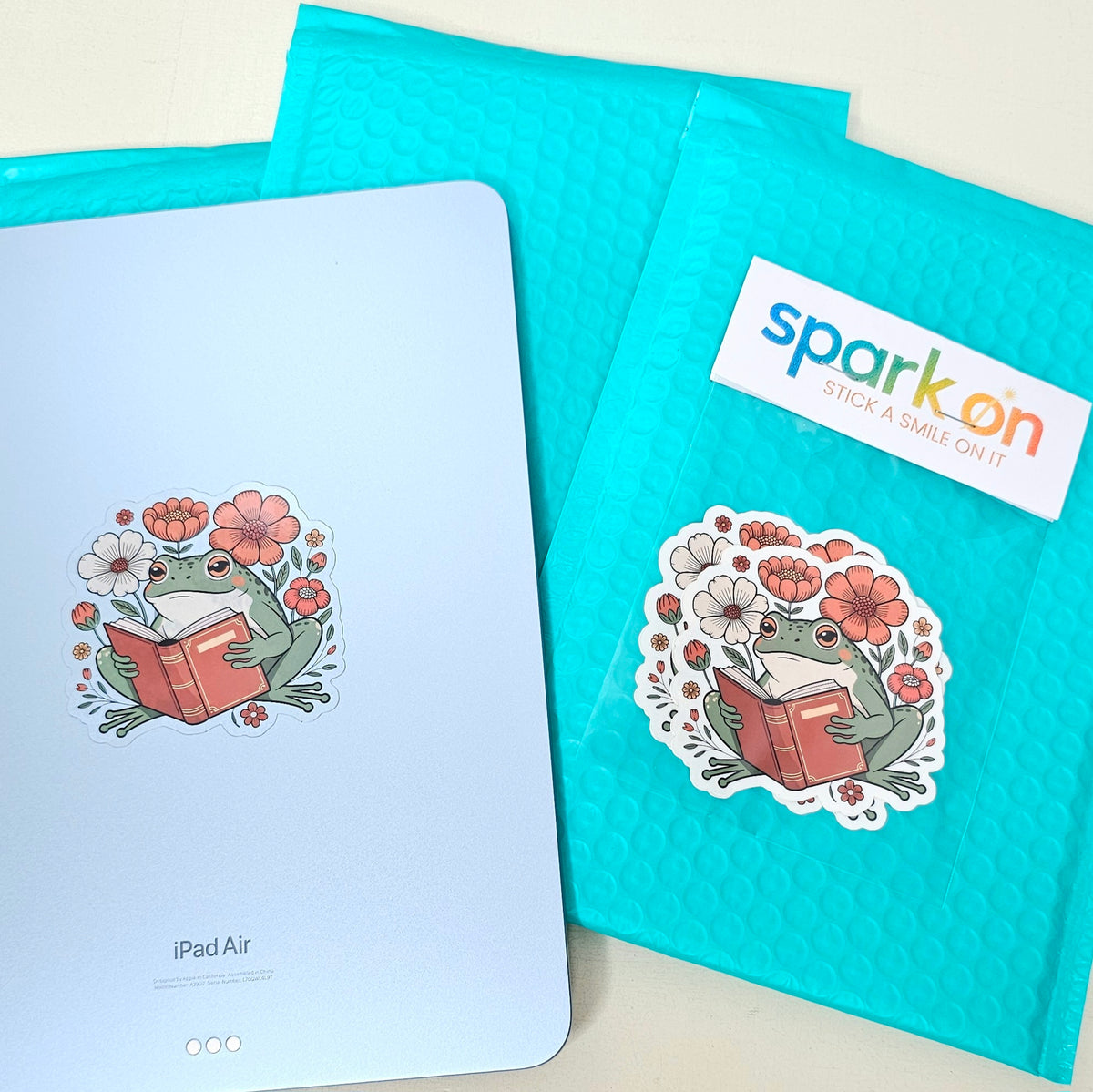 Reading Frog Sticker Set | Bookish Stickers | Book Lover Gift For Her