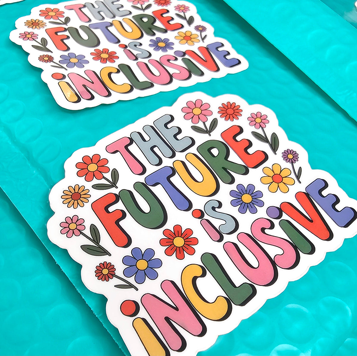 Future Is Inclusive Disability Sticker Set | Vinyl Sticker Set