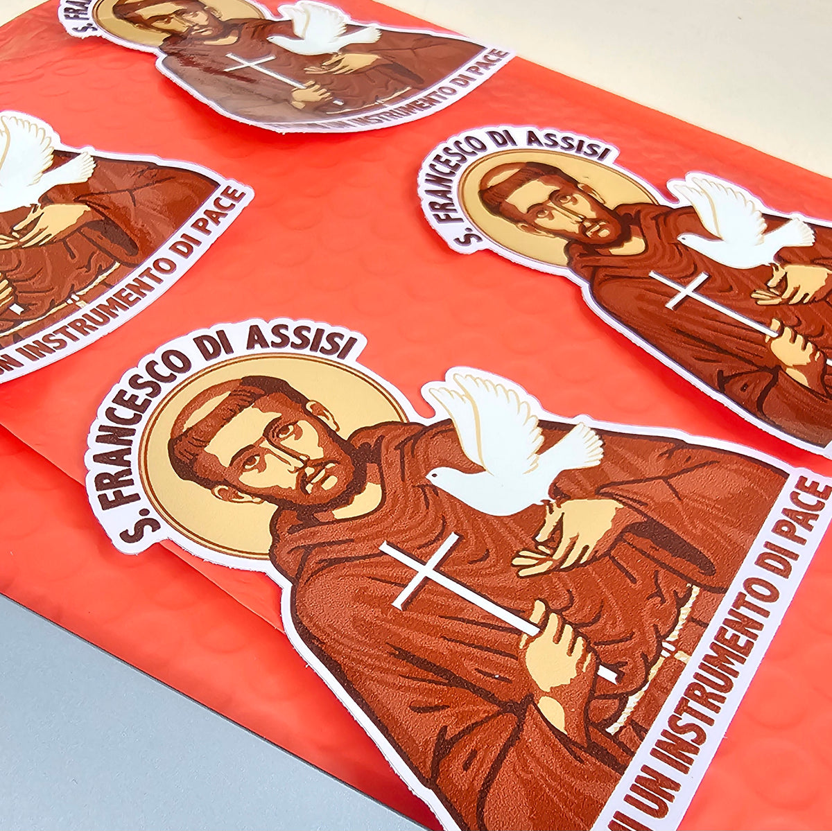 Saint Francis Prayer Catholic Stickers | Saint Sticker Set | Christian Gift