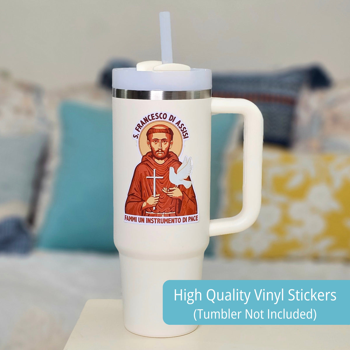 Saint Francis Prayer Catholic Stickers | Saint Sticker Set | Christian Gift