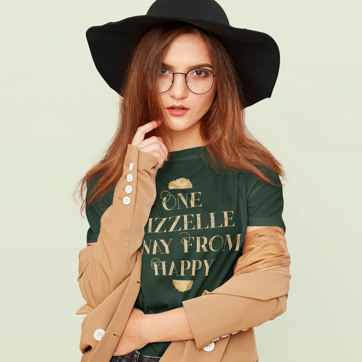 Italian Pizzelle Holiday Cookies Shirt | Foodie Baking Gift  | Forest Green Unisex Jersey T-shirt