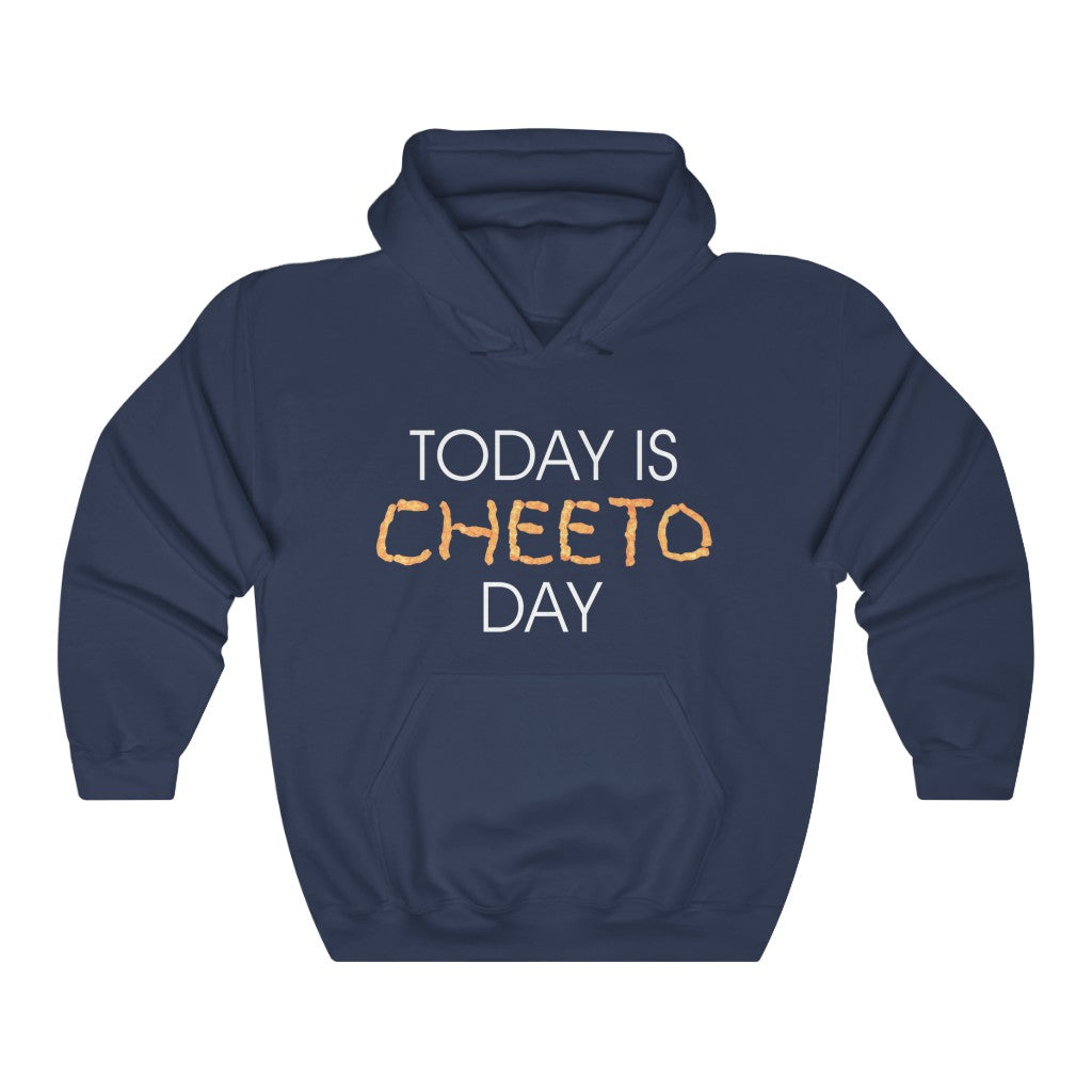 Cheeto Cheat Day Funny Workout T-shirts | Foodie Game Day Gifts | Unisex Hooded Sweatshirt