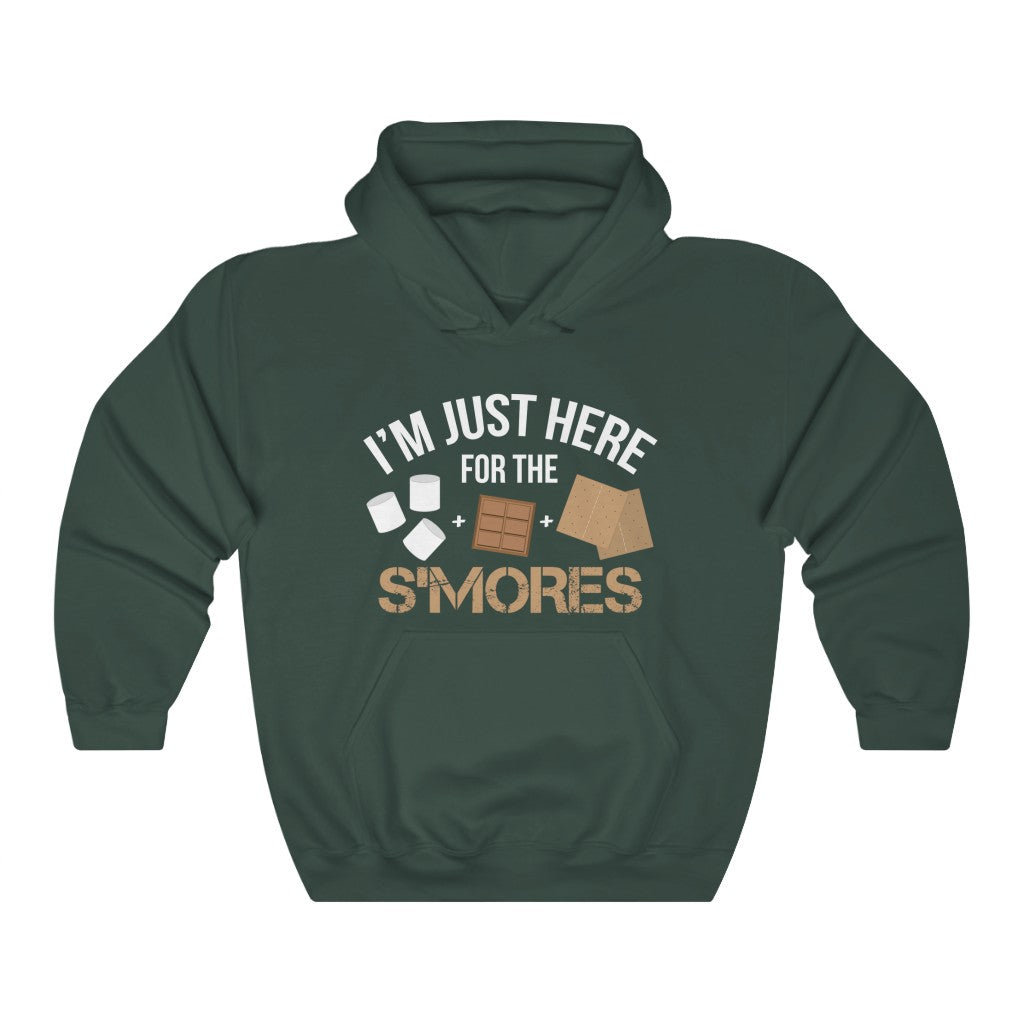 Smores Campfire Funny Camping Shirt | S'Mores Camping Gift | Unisex Hooded Sweatshirt