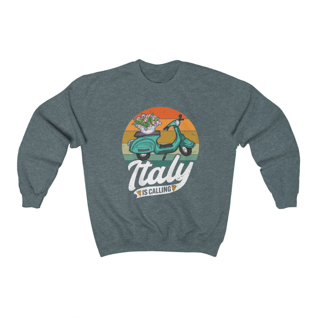 Italy Is Calling Italy Trip Vacation Shirt | World Travel Gift | Unisex Crewneck Sweatshirt