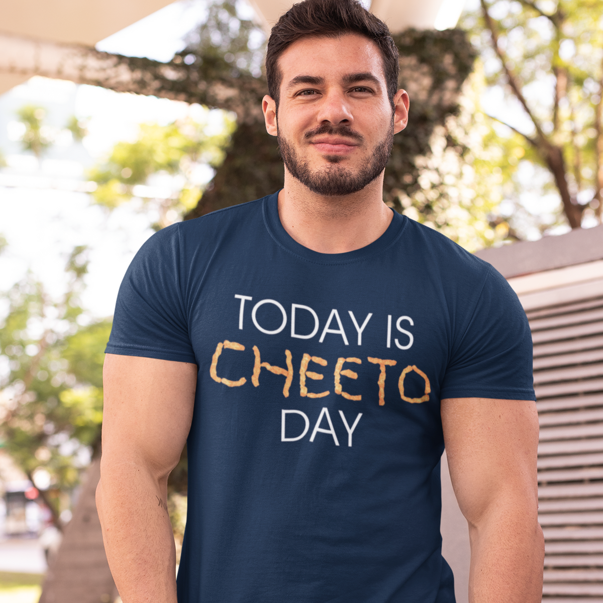 Cheeto Cheat Day Funny Workout T-shirts | Foodie Game Day Gifts | Unisex Soft Style T-Shirt