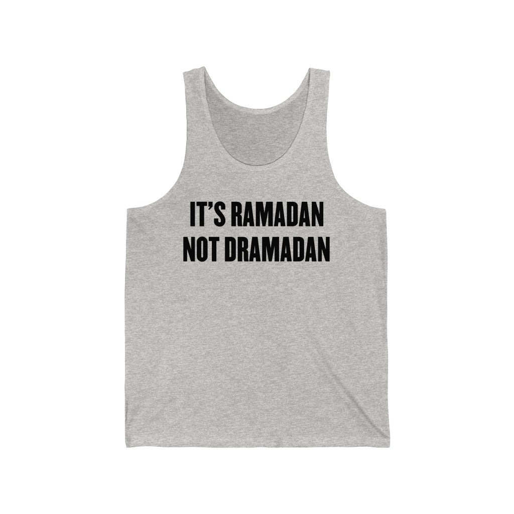 Dramadan Funny Ramadan Shirt Muslim Gift | Unisex Jersey Tank Top