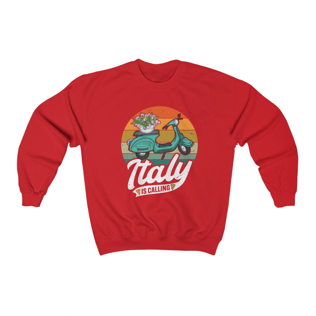 Italy Is Calling Italy Trip Vacation Shirt | World Travel Gift | Unisex Crewneck Sweatshirt