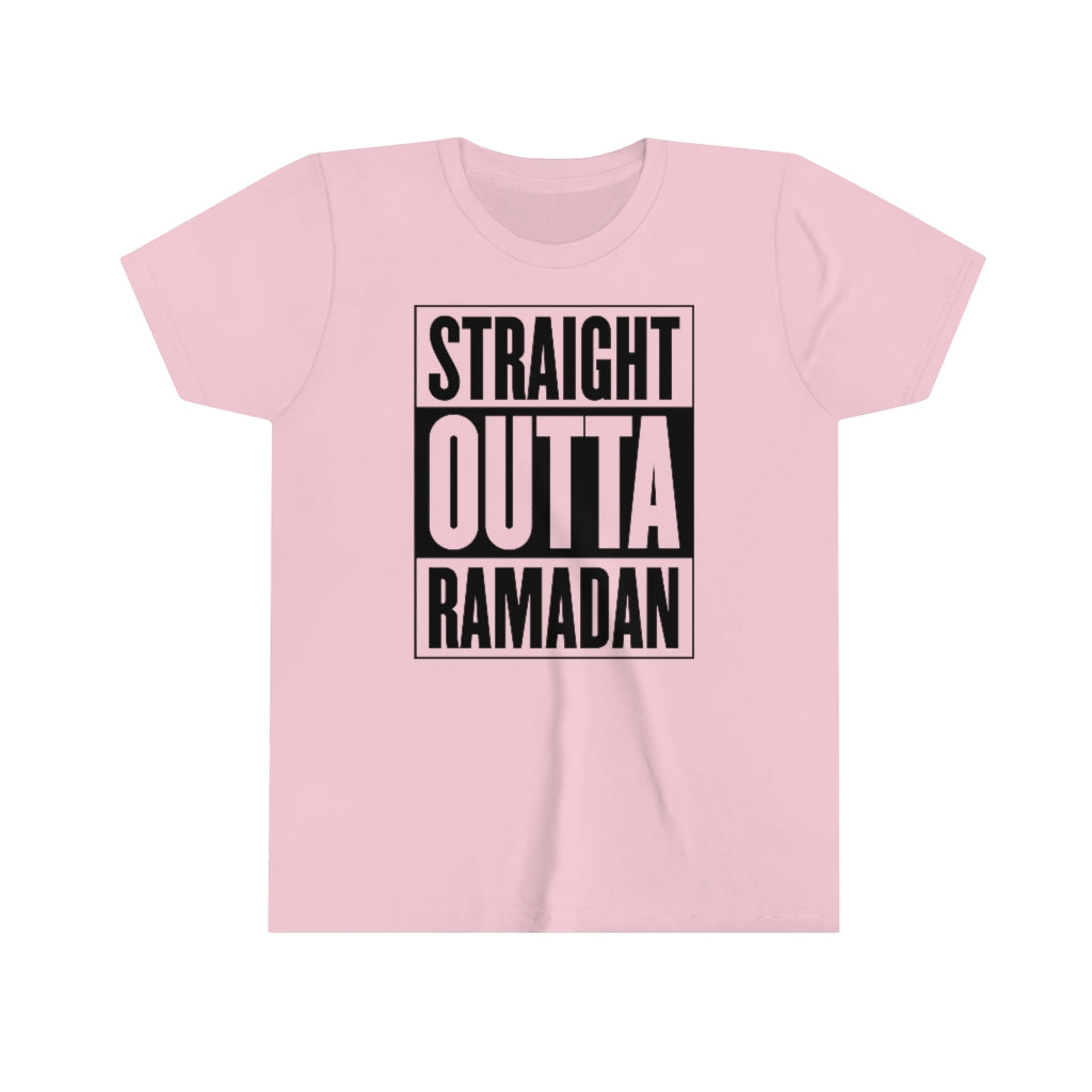 Straight OUtta Ramadan Shirt | Muslim Gift | Youth Jersey T-shirt