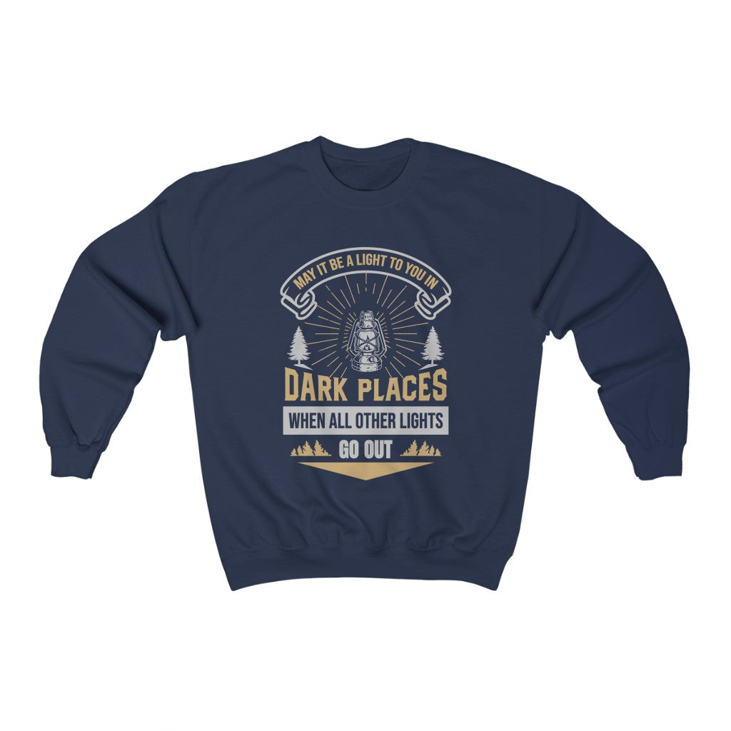 Camping Lantern Light Funny Camping Shirt | LOTR Gift | Unisex Crewneck Sweatshirt
