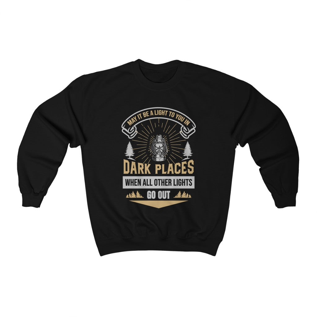Camping Lantern Light Funny Camping Shirt | LOTR Gift | Unisex Crewneck Sweatshirt