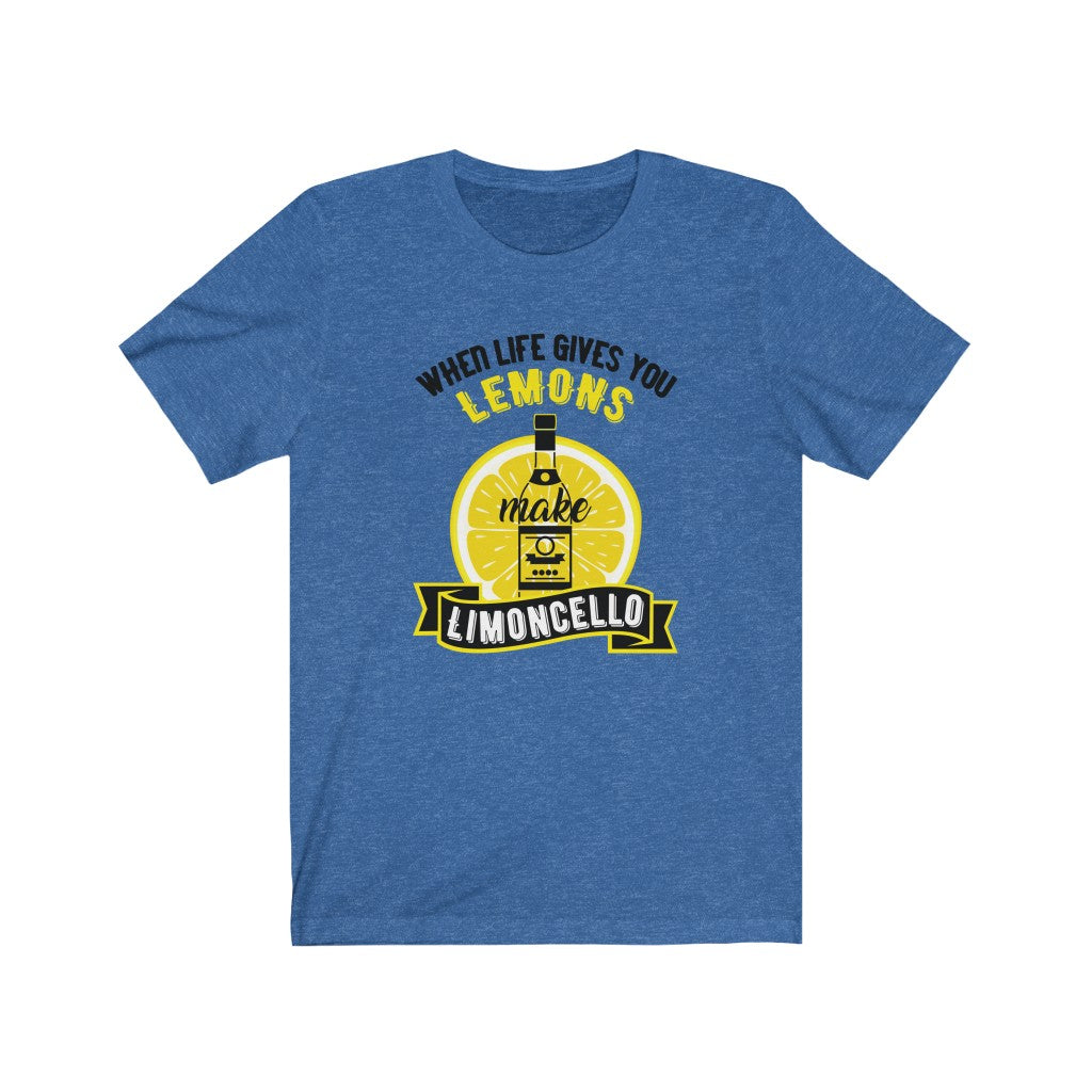 Italian Limoncello Funny Drink Shirt | Italy Travel Lover Gift | Bella Canvas Unisex Jersey T-shirt