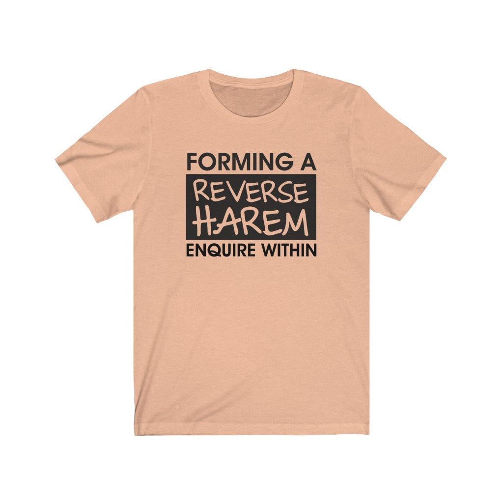 Forming a Reverse Harem Book Lover Shirt | Bookish Library Gifts | Unisex Jersey T-shirt