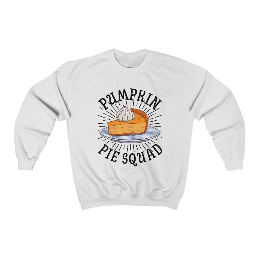 Pumpkin Pie Squad Goals Fall Shirt | Thanksgiving Holiday | Unisex Crewneck Sweatshirt