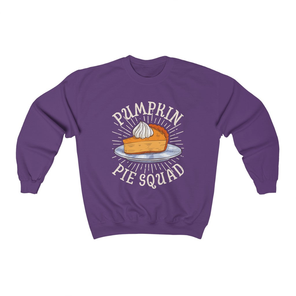 Pumpkin Pie Squad Goals Fall Shirt | Thanksgiving Holiday | Unisex Crewneck Sweatshirt