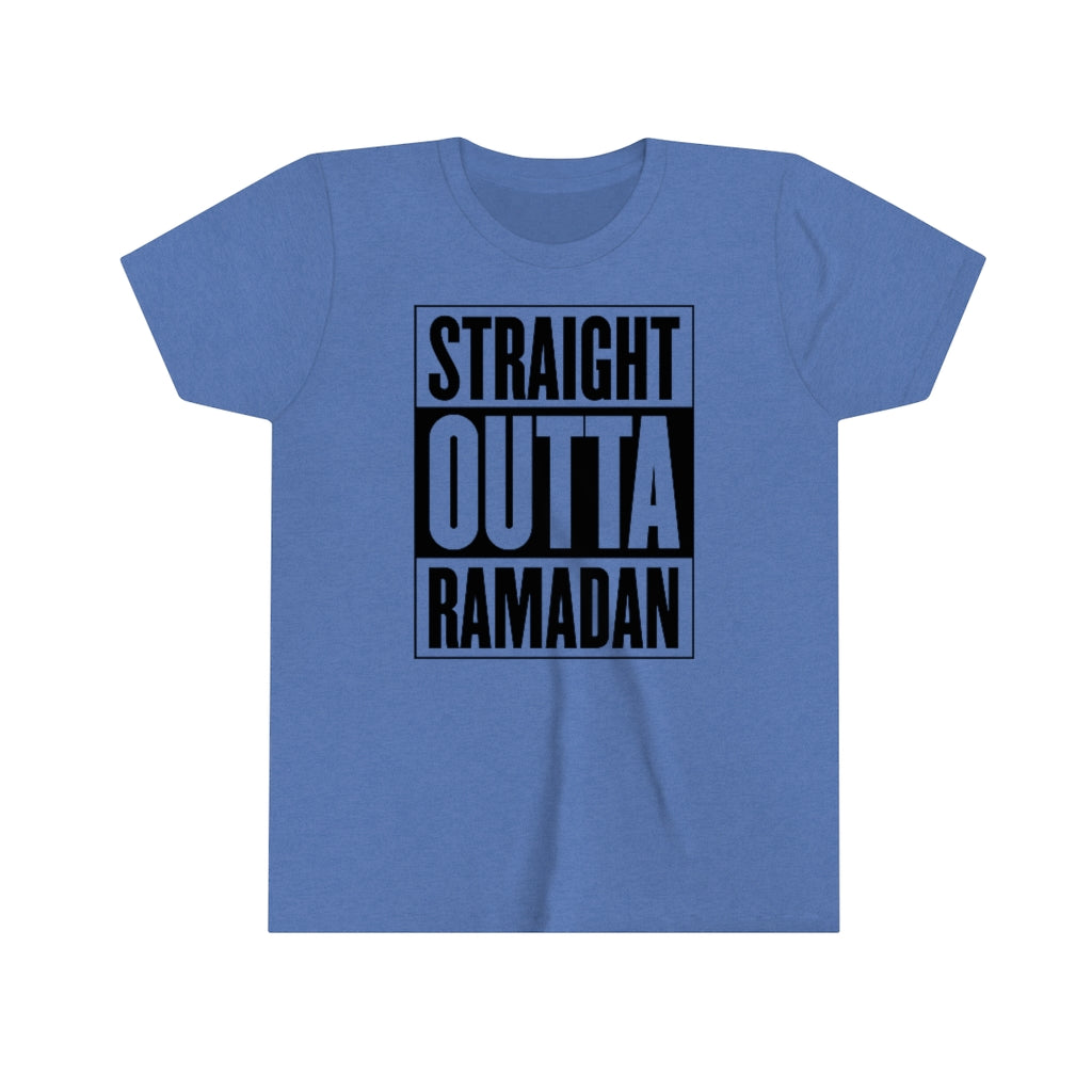 Straight OUtta Ramadan Shirt | Muslim Gift | Youth Jersey T-shirt