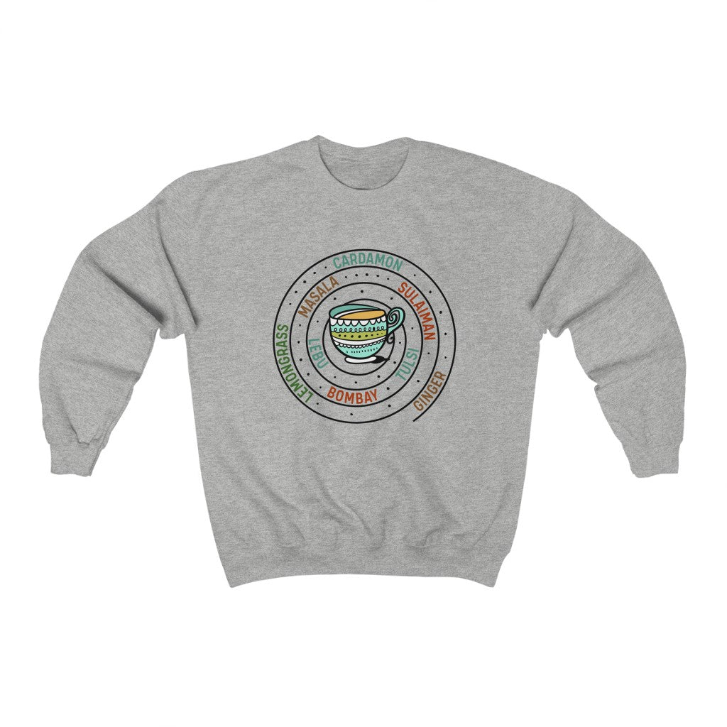 Chai Tea Types | Masala Chai Tea Shirt | Graphic Tees | Unisex Crewneck Sweatshirt