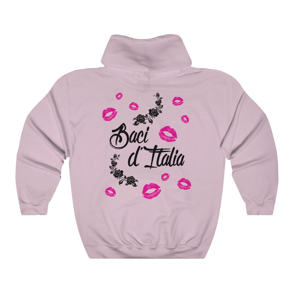 Kisses of Italy Travel Lover T-shirt | Italian Gift | Unisex Hooded Sweatshirt