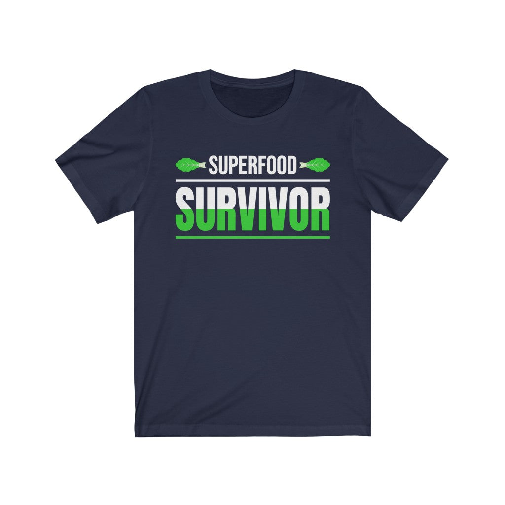 Superfood Survivor Snarky Anti Diet Shirt | Bella Canvas Unisex Jersey T-shirt