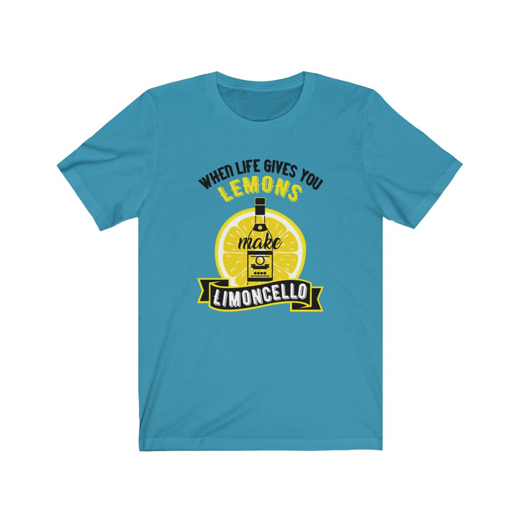 Italian Limoncello Funny Drink Shirt | Italy Travel Lover Gift | Bella Canvas Unisex Jersey T-shirt