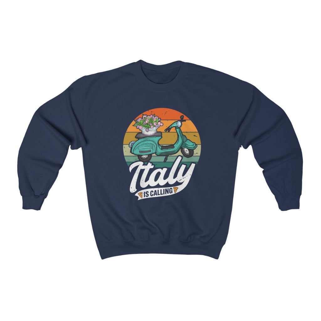 Italy Is Calling Italy Trip Vacation Shirt | World Travel Gift | Unisex Crewneck Sweatshirt