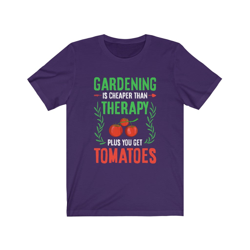 Garden Psychology Funny Gardener Shirt | Garden Psychology Gift | Bella Canvas Unisex Jersey T-shirt