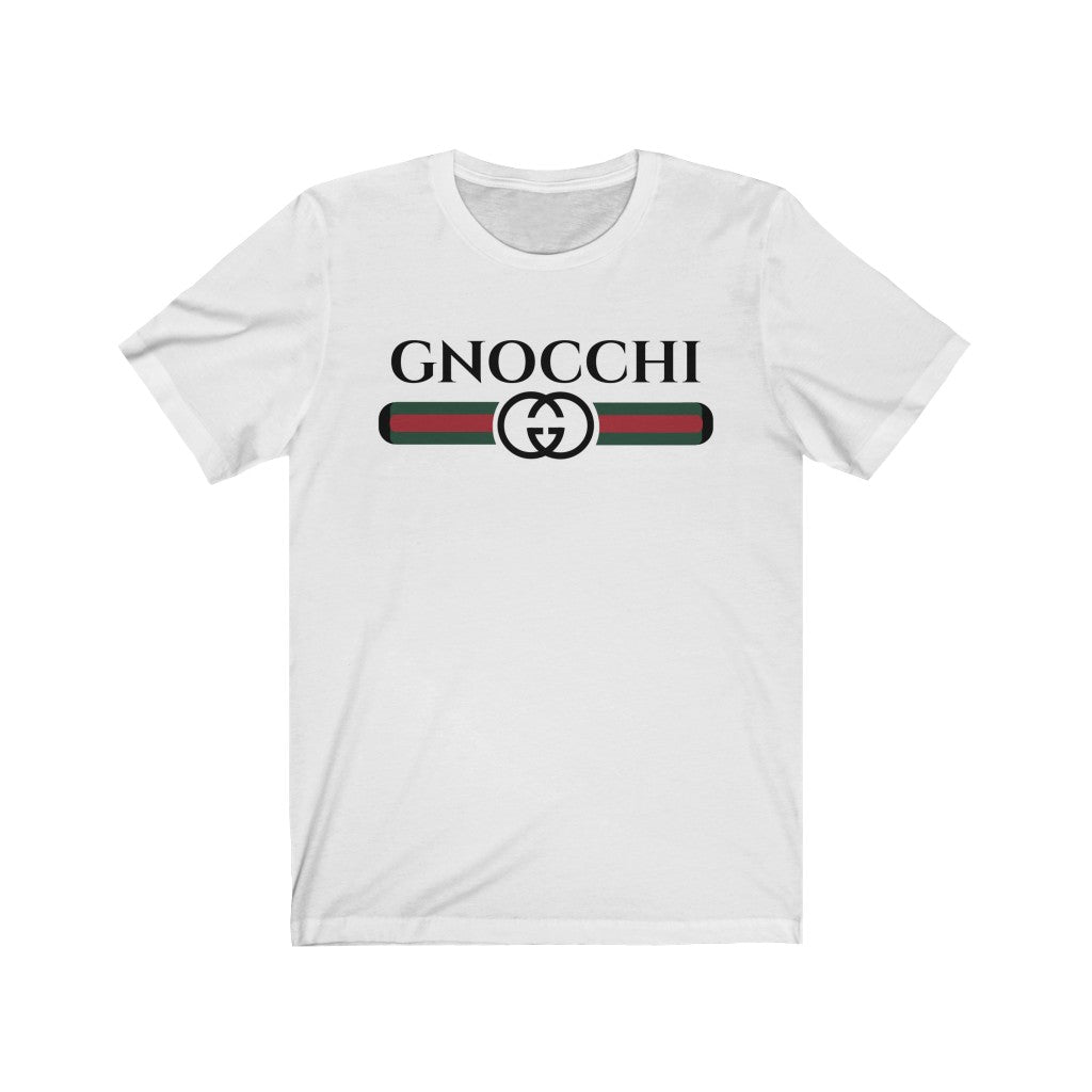 Gnocchi Pasta Funny Italian Shirt | Italy World Travel Gift | Bella Canvas Unisex Jersey T-shirt