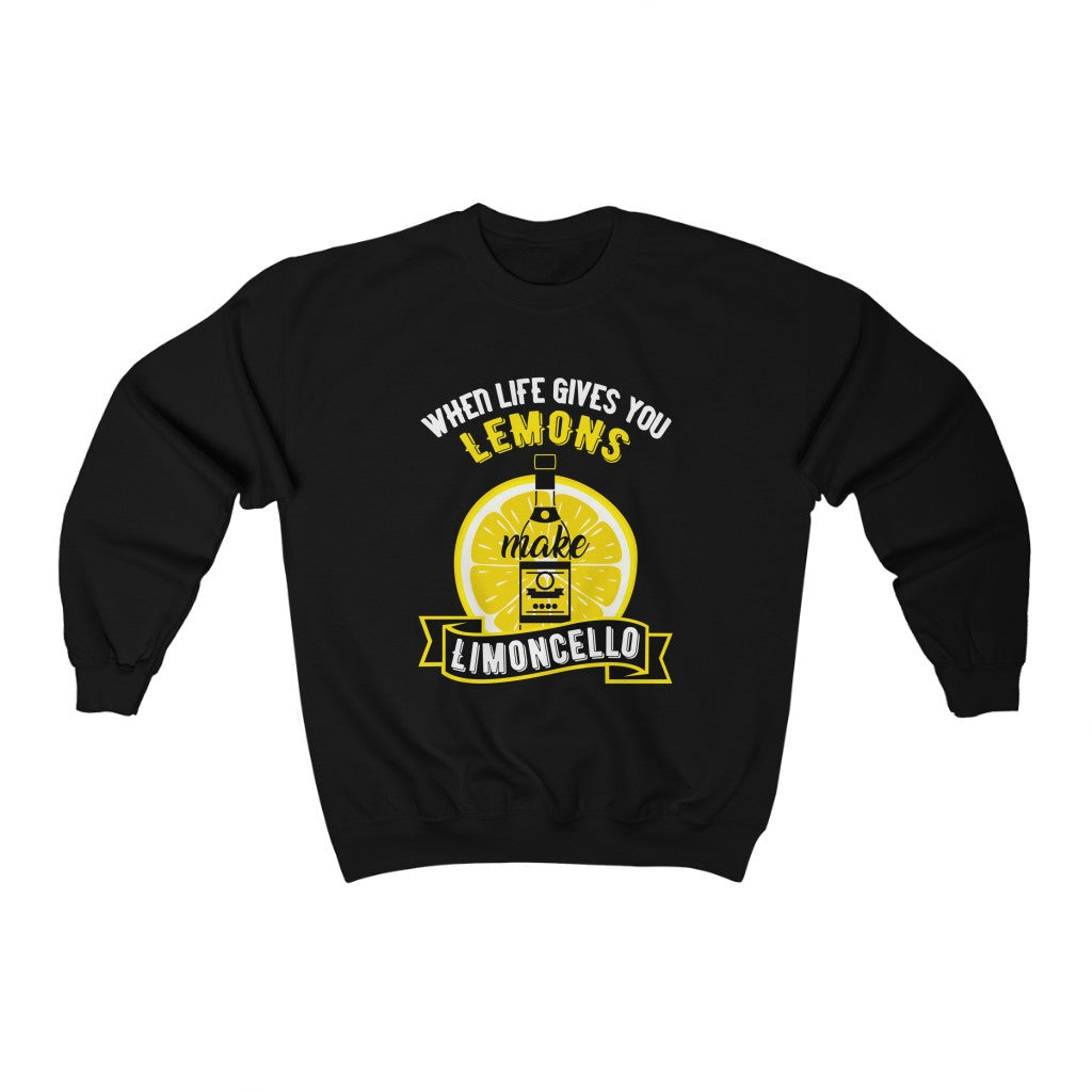 Italian Limoncello Funny Drink Shirt | Italy Travel Lover Gift | Unisex Crewneck Sweatshirt